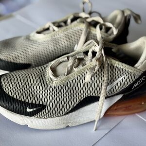 Nike Kids Sneakers in Cream and Black